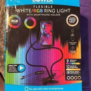 Bower smart photography series w/smartphone holder& ring light